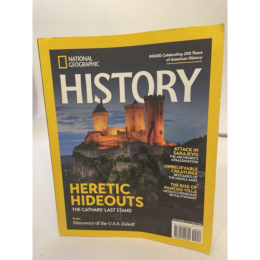 HERITIC HIDEOUTS - CATHARS' LAST STAND 2025 NATIONAL GEOGRAPHIC HISTORY Magazine